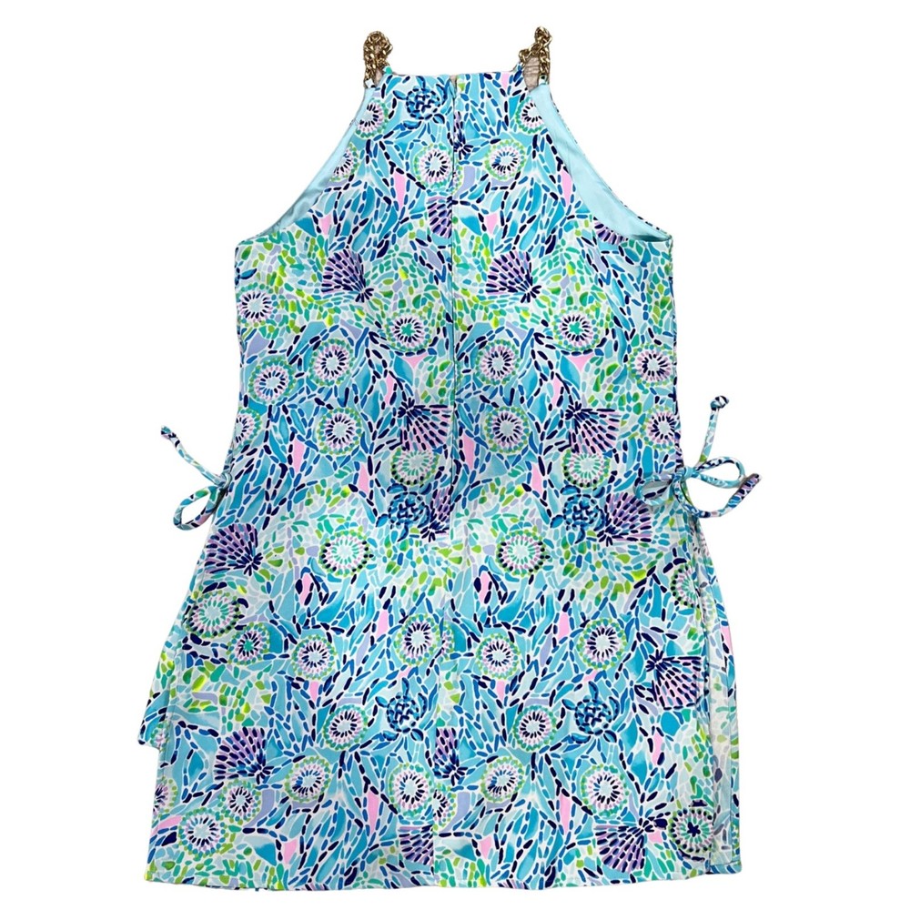 Lilly Pulitzer Pearl Romper Blue Ibiza 6 - Picture 6 of 9